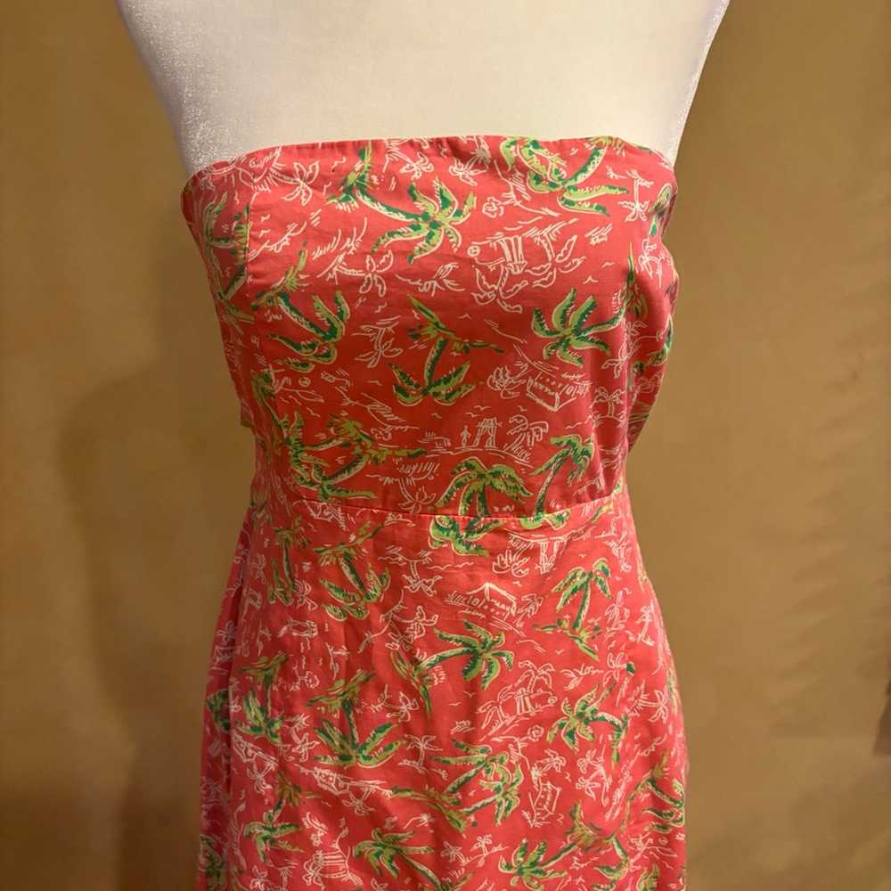 Lilly Pulitzer vintage strapless dress - image 2