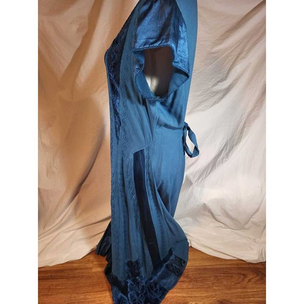 The Pyramid Collection Blue Long Maxi Dress Size … - image 4
