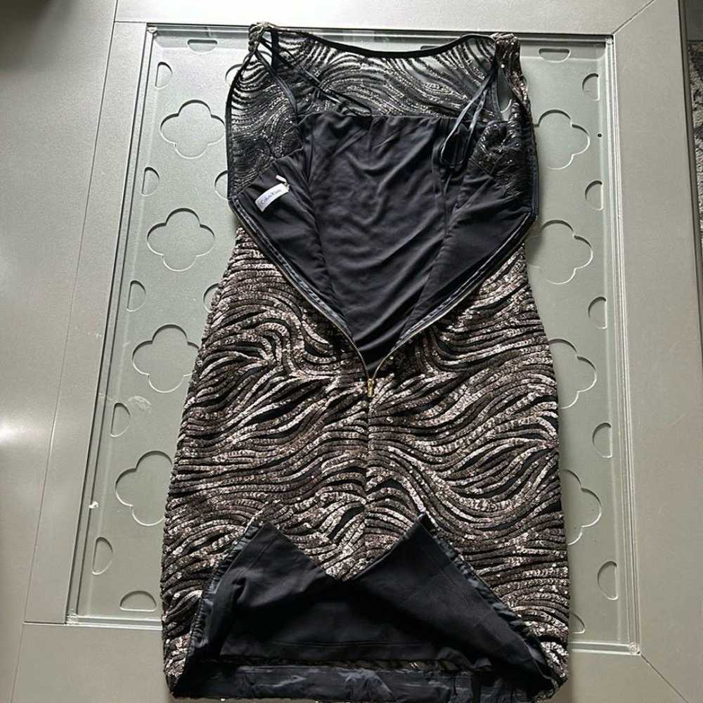 CALVIN KLEIN Sequin Sheath Dress, Women’s size 10 - image 11