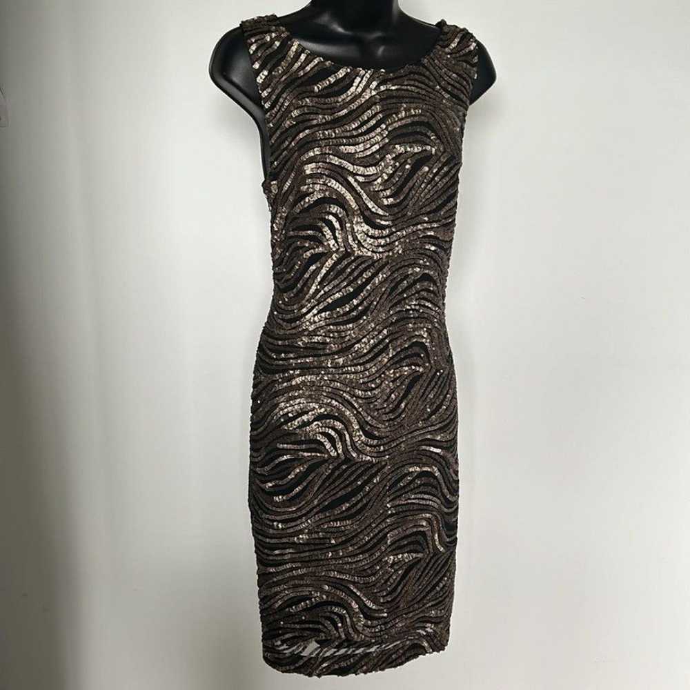 CALVIN KLEIN Sequin Sheath Dress, Women’s size 10 - image 4