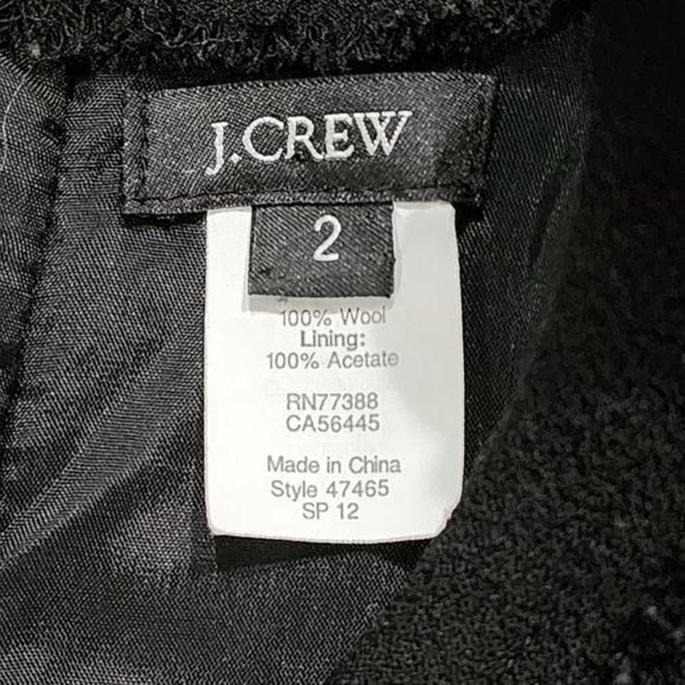 J. Crew black 100 percent wool long sleeve vintag… - image 5