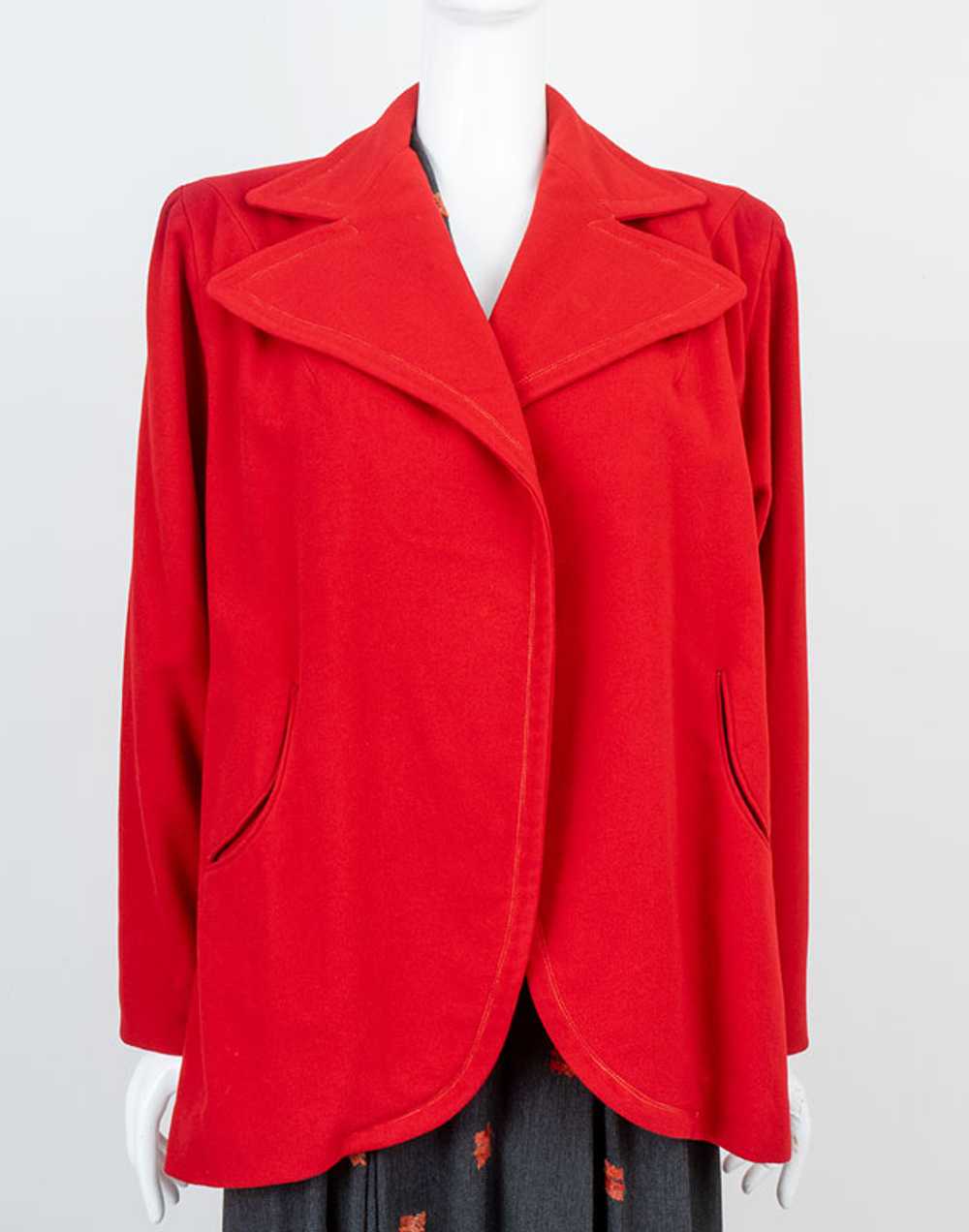 1940s Red Swing Coat - image 2