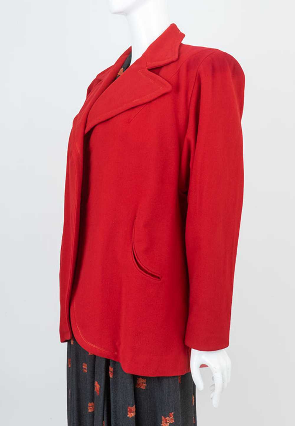 1940s Red Swing Coat - image 3