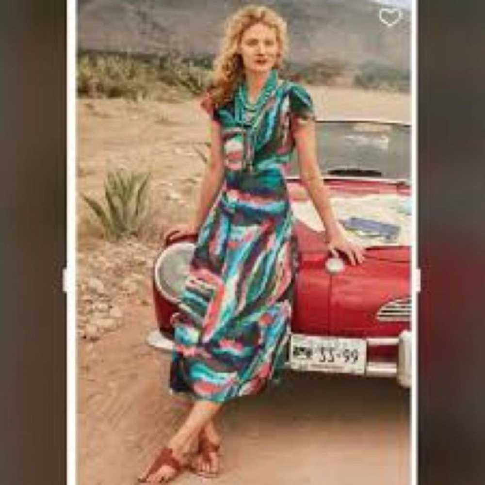 Soft Surroundings Colorful Zina Maxi Dress Sz. S … - image 2