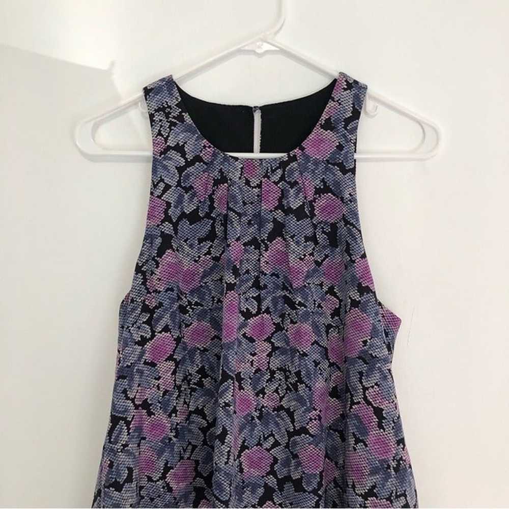 JOIE Everla Floral Dress Black Blue Purple Floral… - image 3