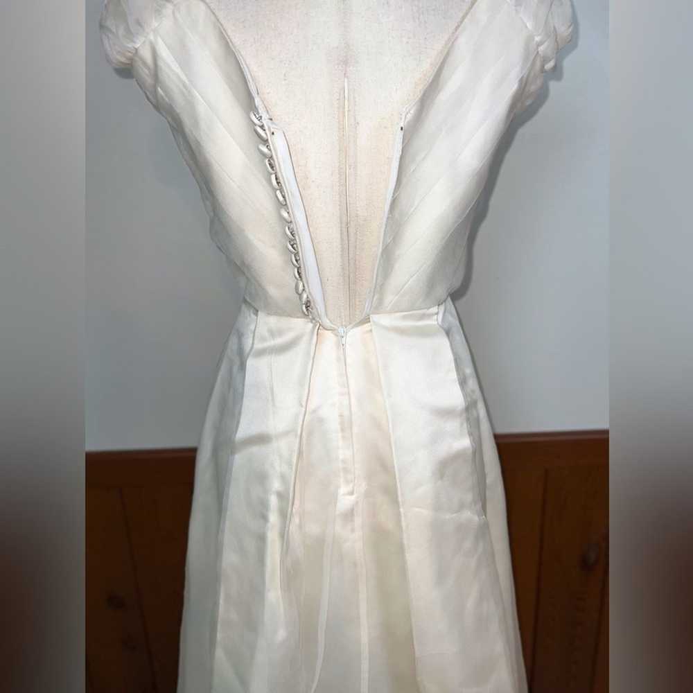 Gorgeous Vintage Custom Made Silk Wedding Gown! - image 7