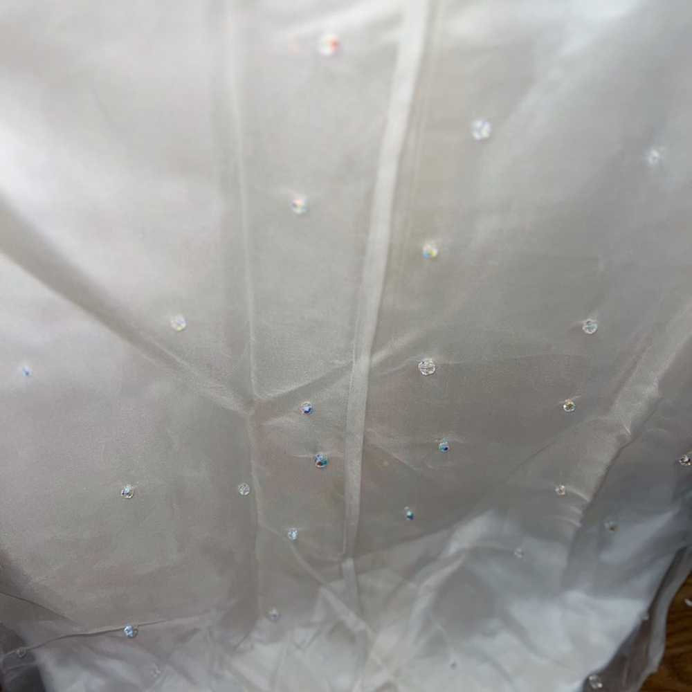 Gorgeous Vintage Custom Made Silk Wedding Gown! - image 8