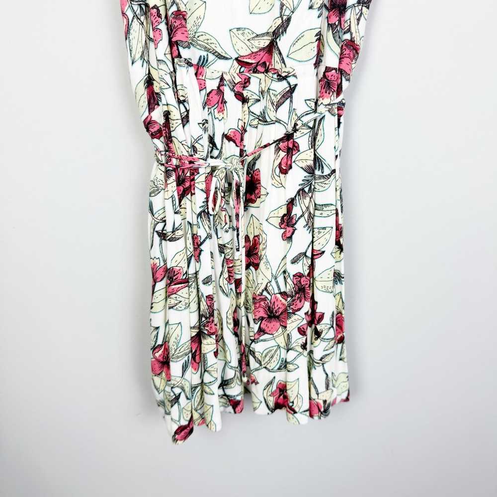 FREE PEOPLE | Dear You Cream Floral Belted Mini D… - image 7