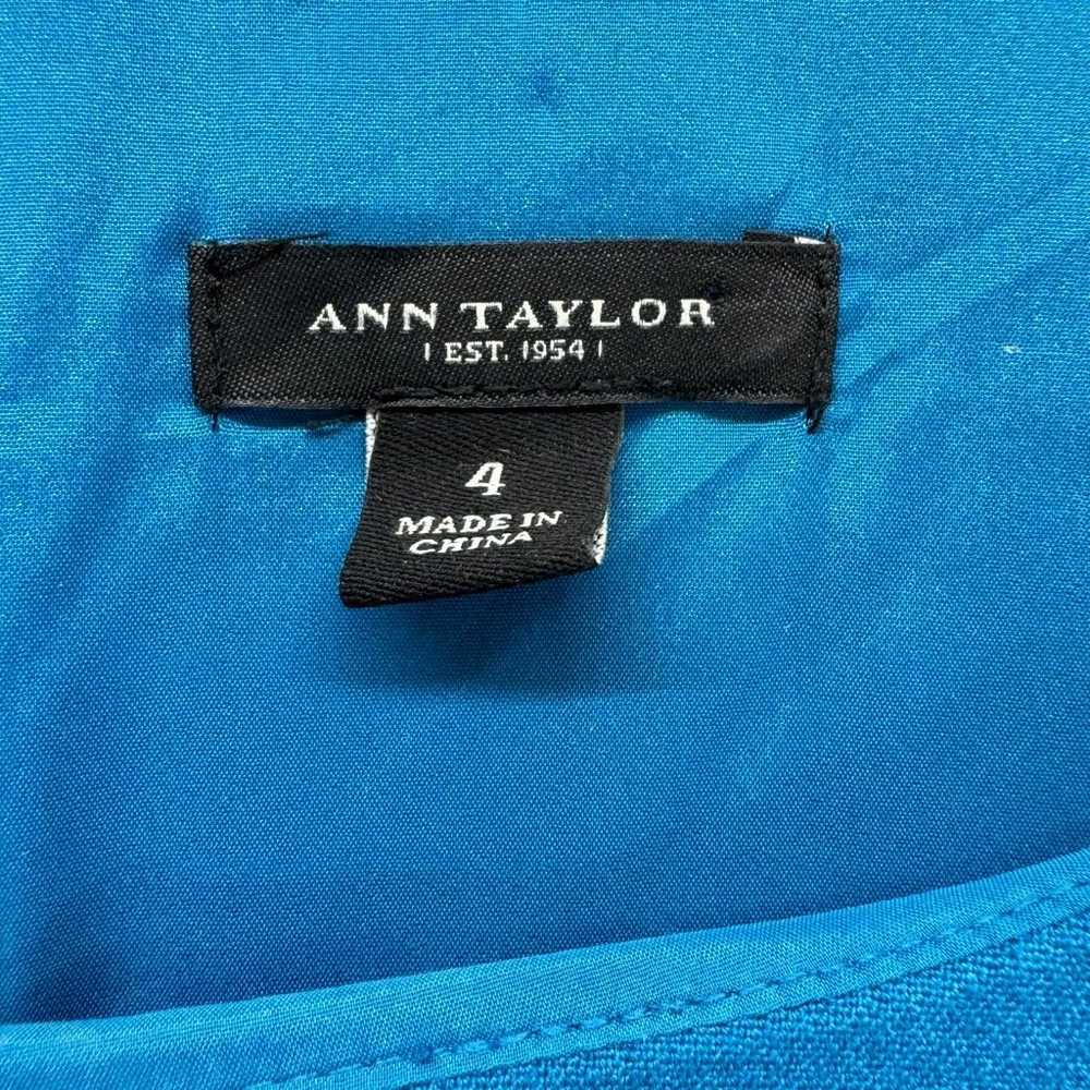 Ann Taylor size 4 blue dress - image 3