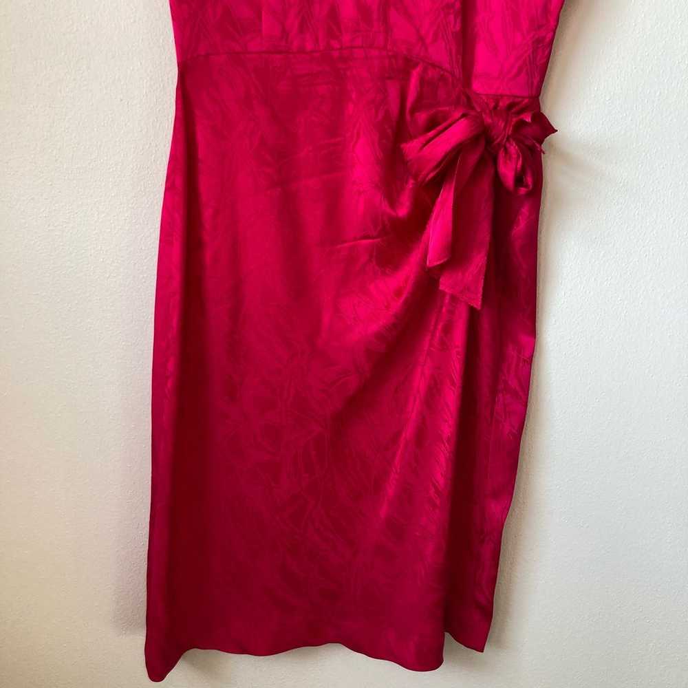 Argenti Vintage 100% Pure Silk Mini Dress 10 in P… - image 4