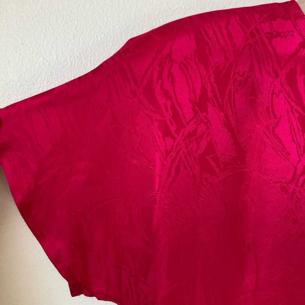 Argenti Vintage 100% Pure Silk Mini Dress 10 in P… - image 5