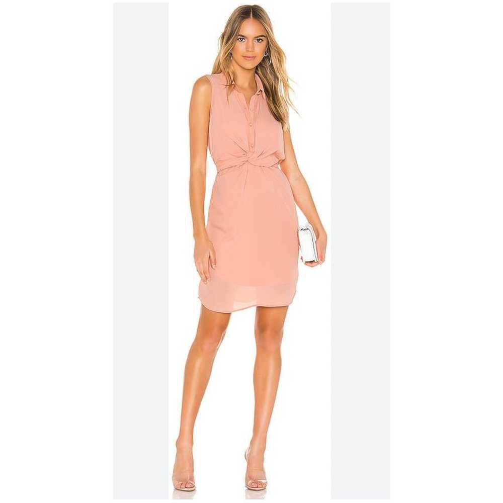 Krisa Wrap Half Button Up Sleeveless Dress Size M… - image 1