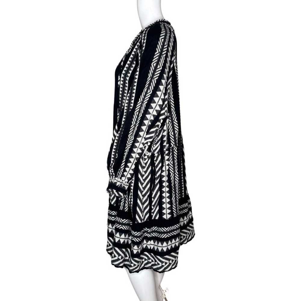 Anthropologie Maeve Dress Womens 3X Black White D… - image 3