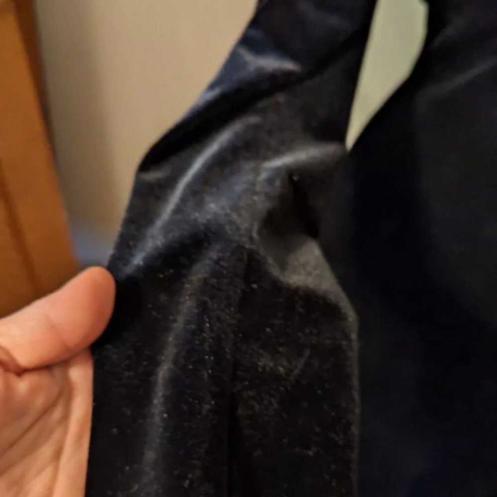 PAPELL BOUTIQUE EVENING Size 8 Black Velvet Dress… - image 5