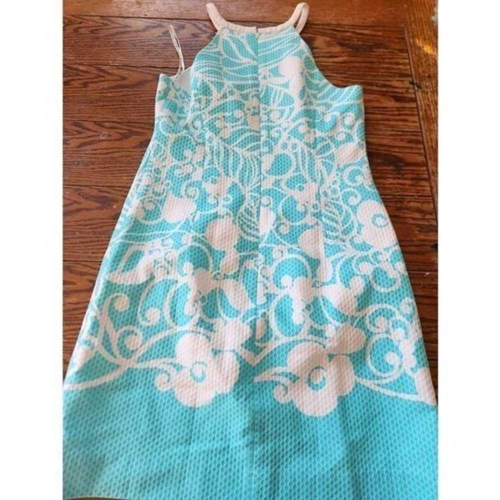 Lilly Pulitzer Pearl Cut-Out Halter Shift Dress s… - image 4