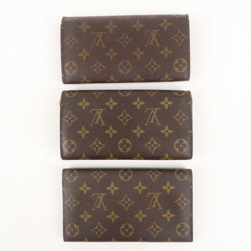 Louis Vuitton Monogram Set of 3 Wallet M61734 M61… - image 3
