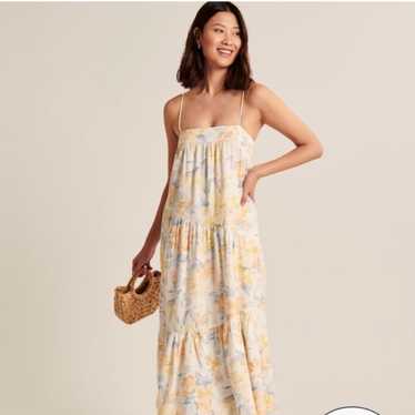 Abercrombie and Fitch Assymetrical Tiered Maxi Dre