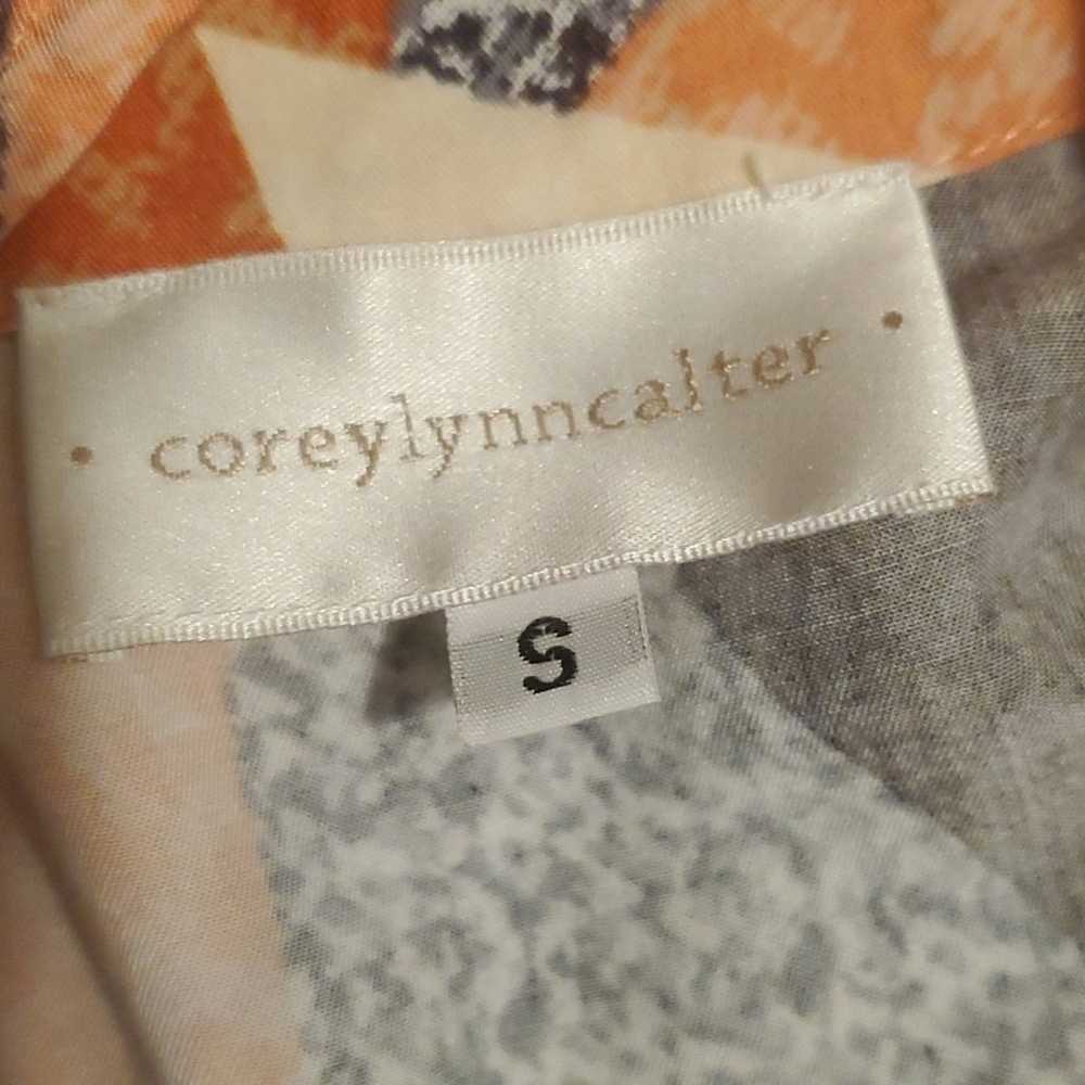 Anthropologie Corey Lynn Calter Abstract Shirtdre… - image 3