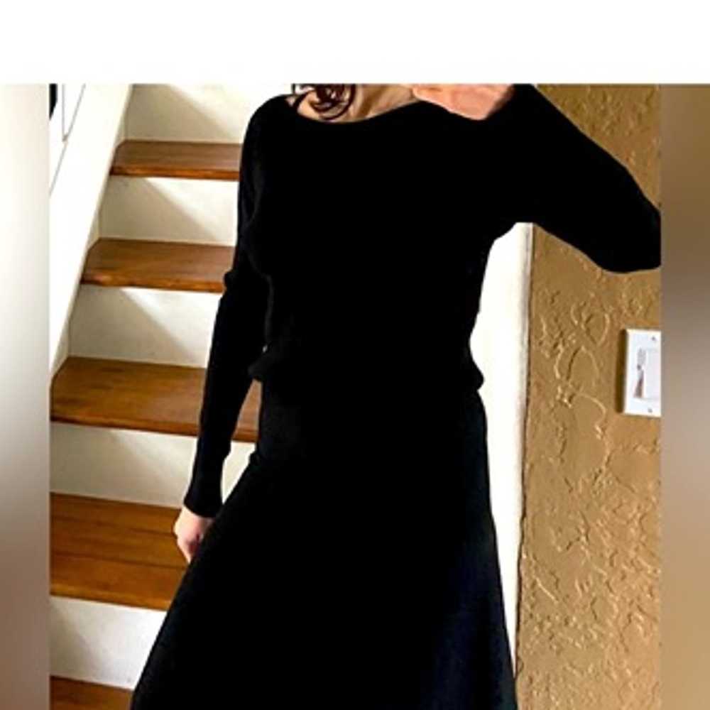 Allsaints asymmetric black dress size S - image 6