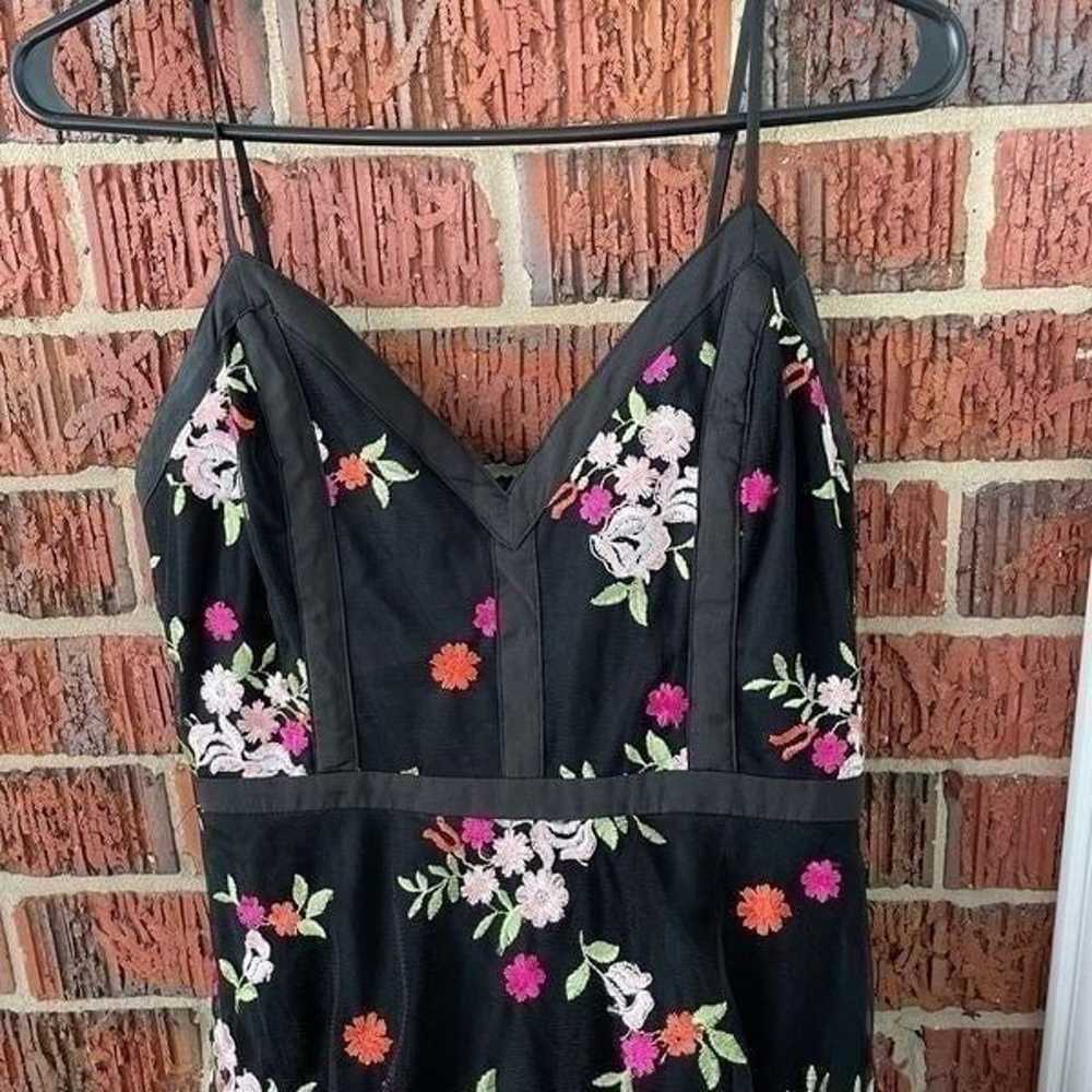 Lulus Favorite Fleur Black Mesh Floral Embroidere… - image 4