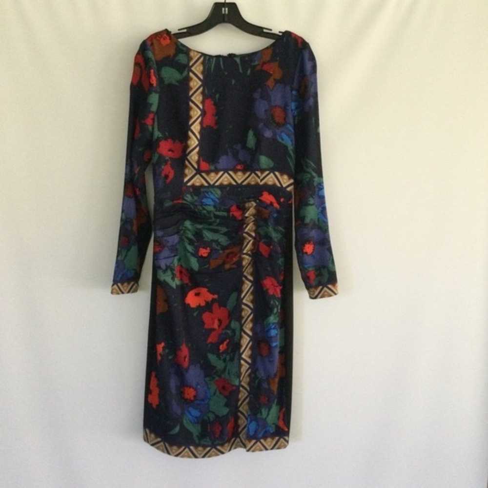 Tracy Reese Placement T Silk Blend Floral Dress I… - image 1
