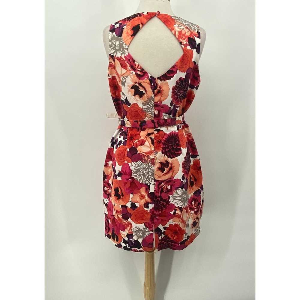 Eliza J Fit & Flare Mini Dress Floral Pattern Sle… - image 5