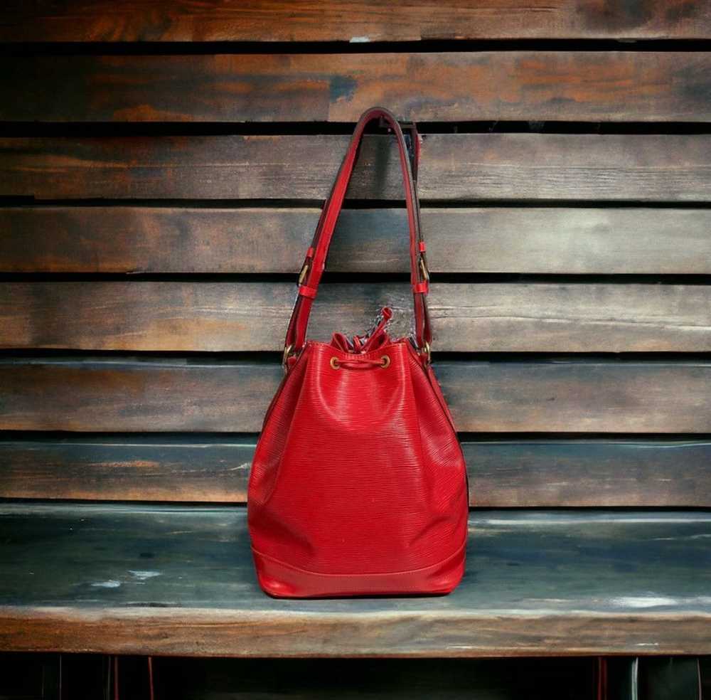 Louis Vuitton Vintage Louis Vuitton Red Epi Noe’ … - image 3