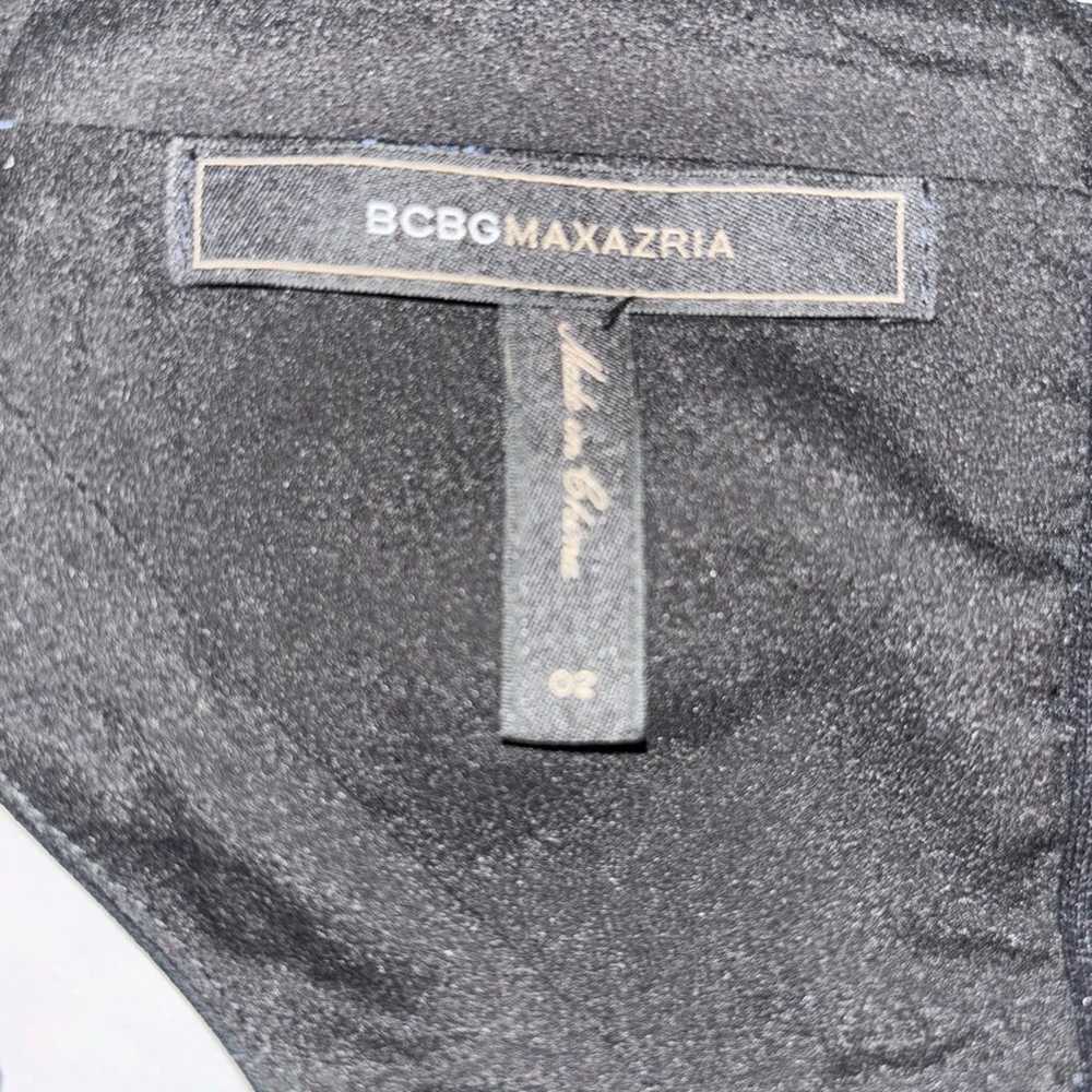 BCBGMaxAria Selena V-Neck Print-Blocked Dress - S… - image 8