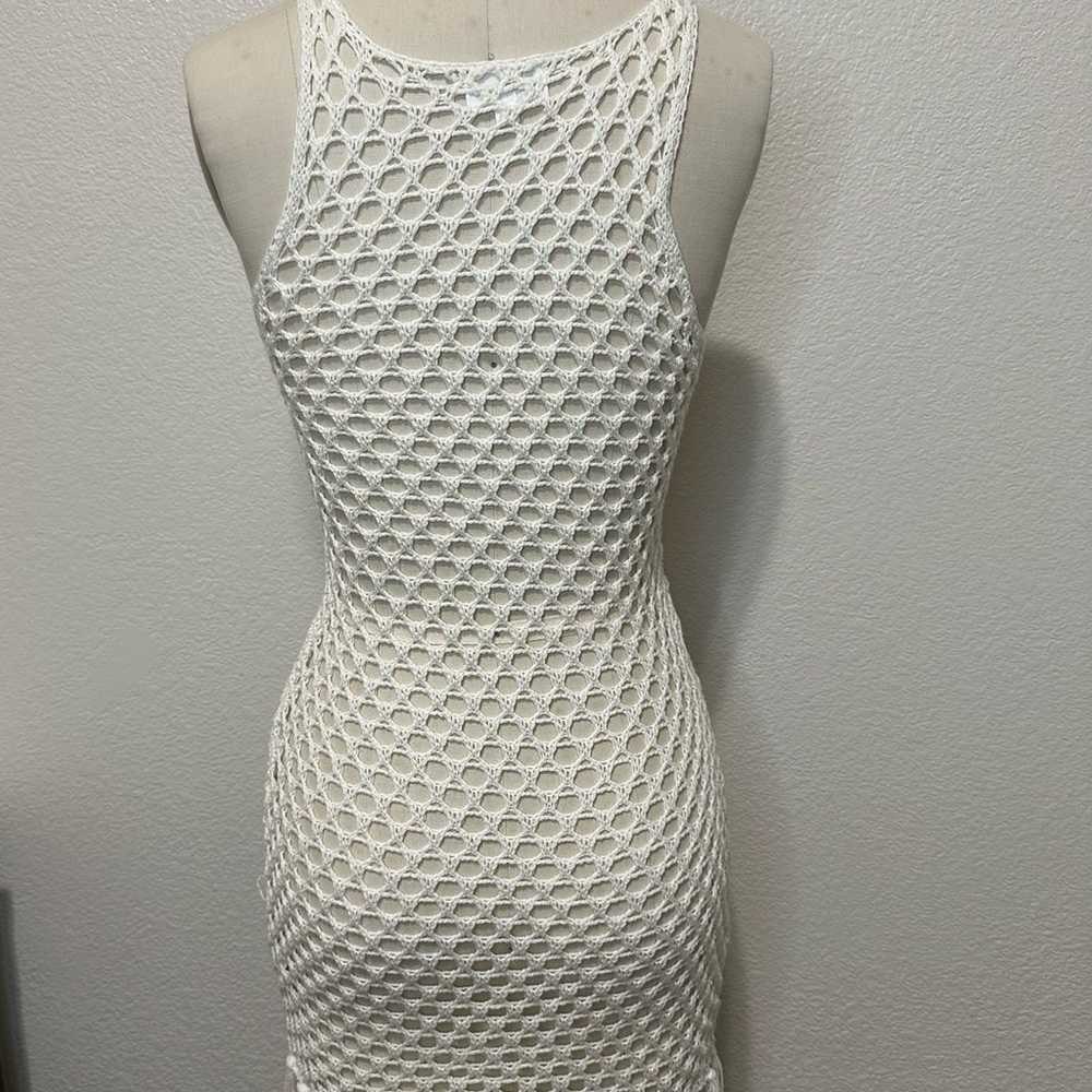 Superdown Revolve Bri Crochet Mini Dress in White - image 3