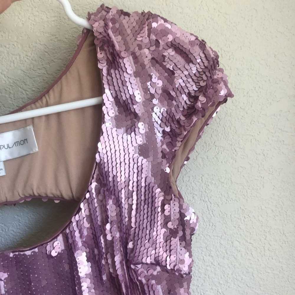 Dress the Population Gabriella pink sequin dress - image 4