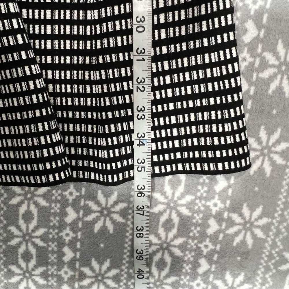 New Theory Ofantal Dress Black & White Size Small - image 4