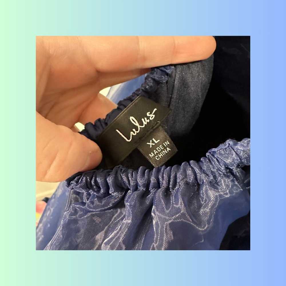 Lulus Midi Tulle Dress W/ Bow - image 3