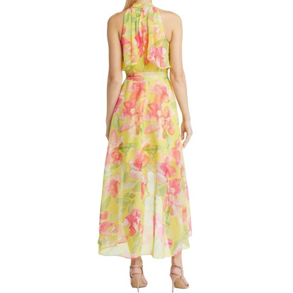 Eliza J Women’s Floral Halter Neck High-Low Dress… - image 5