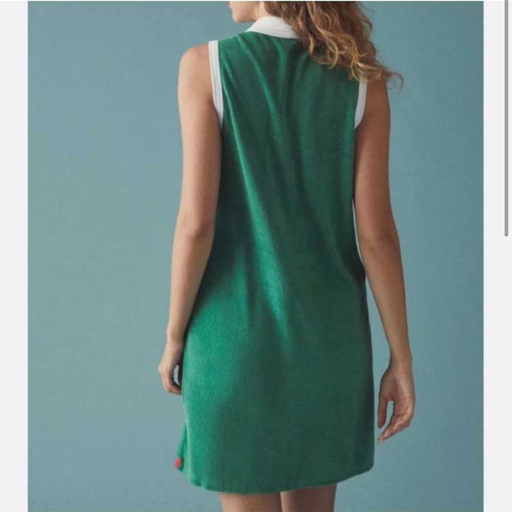 KULE Green Terry Polo Dress Size XS  In excellent… - image 3