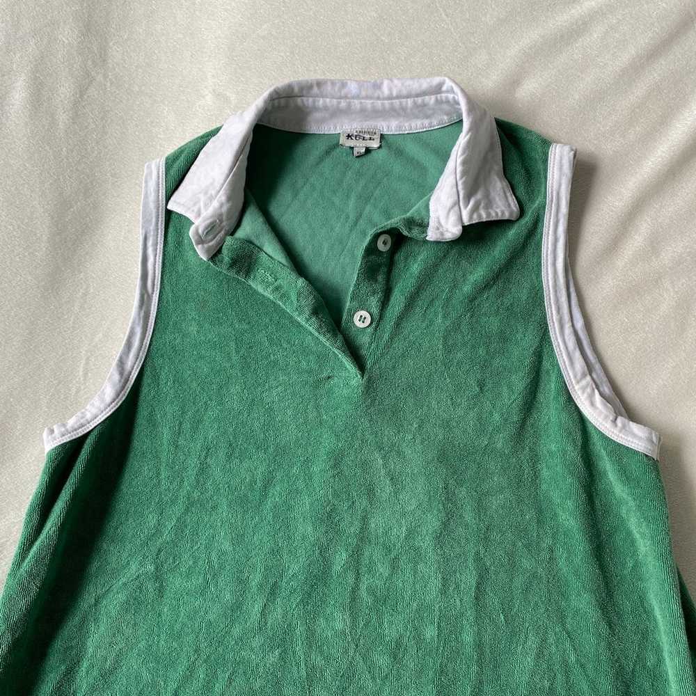 KULE Green Terry Polo Dress Size XS  In excellent… - image 5