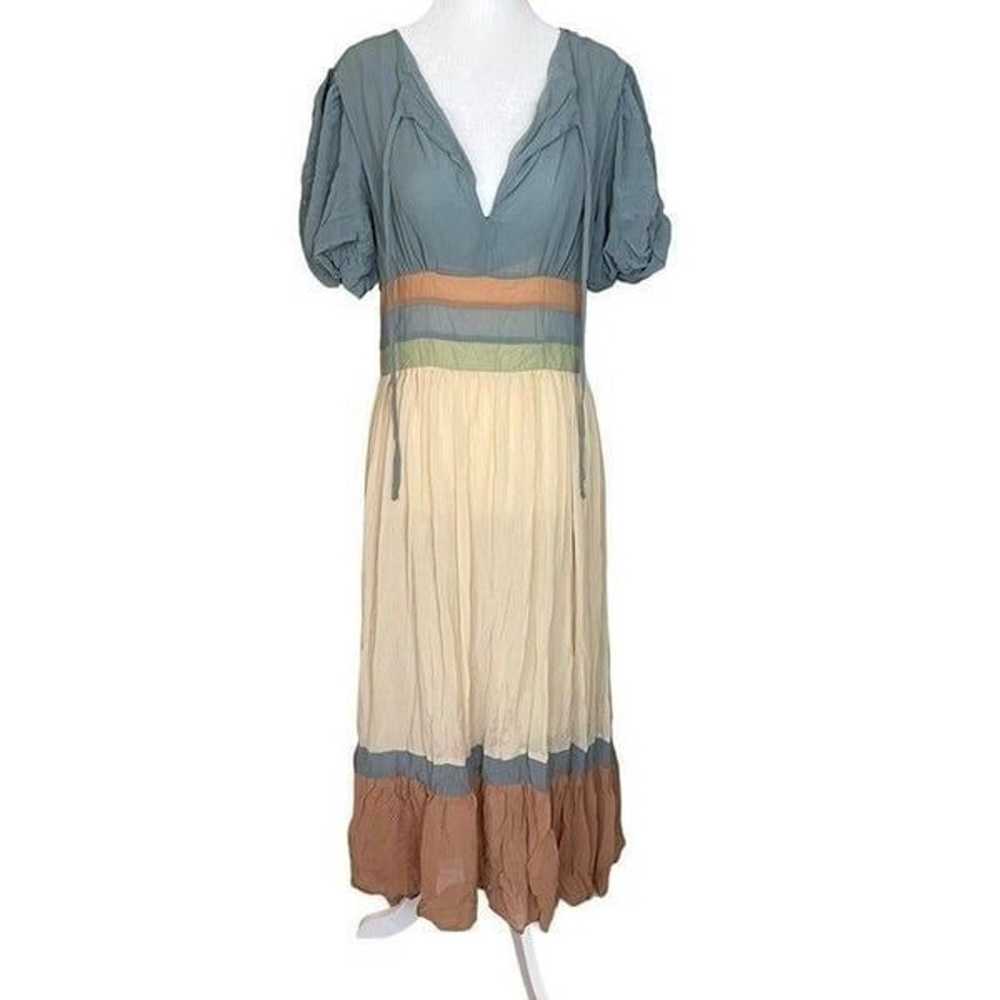 Pamela Love x RTR Colorblock Midi Dress in Multic… - image 4