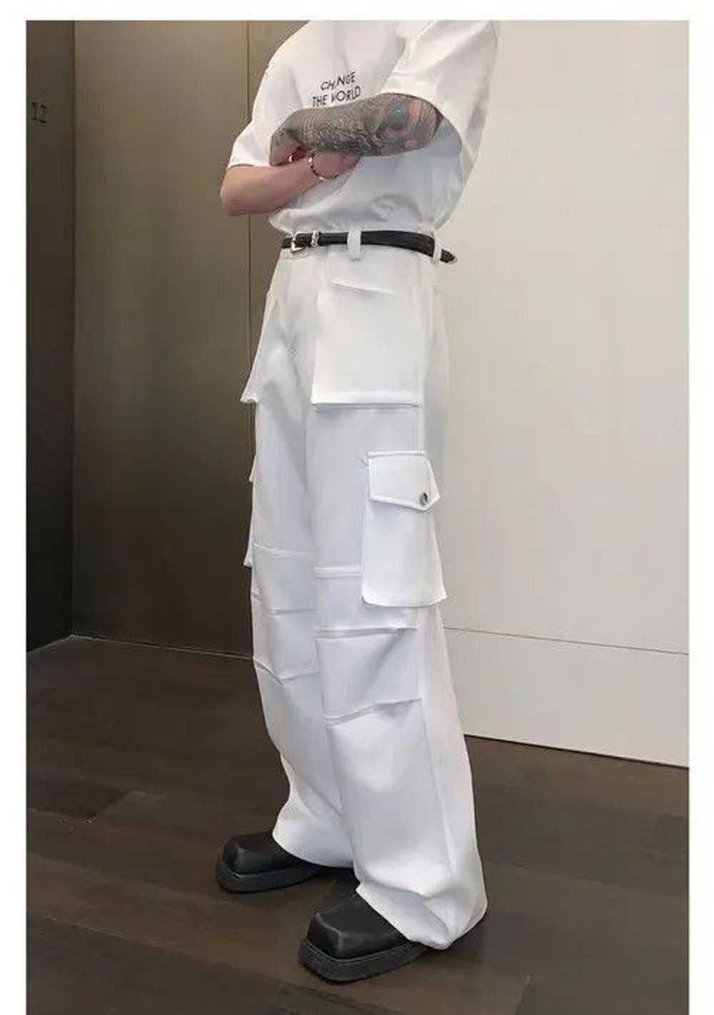 Japanese Brand × Streetwear × Vintage White Cargo… - image 2