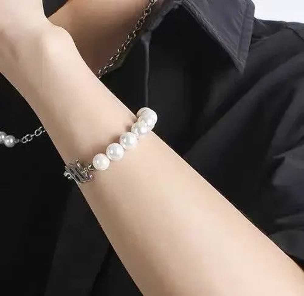 Bead Bracelet × Jewelry × Vintage Vintage pearl b… - image 1