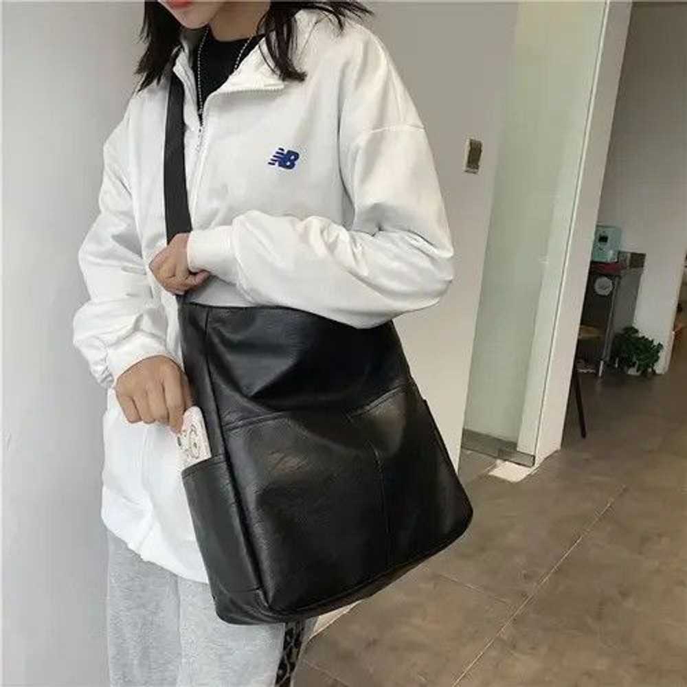 Bag × Japanese Brand × Streetwear PU Leather Shou… - image 2