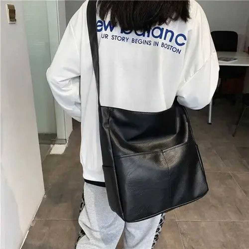 Bag × Japanese Brand × Streetwear PU Leather Shou… - image 3
