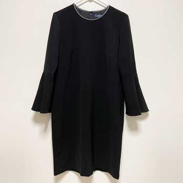 Polo Ralph Lauren Black Long Sleeve Midi Dress