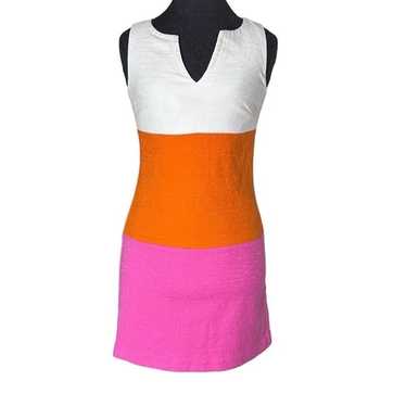 Trina Turk Mini Shift Dress Sz 0 Miss Brady Color… - image 1