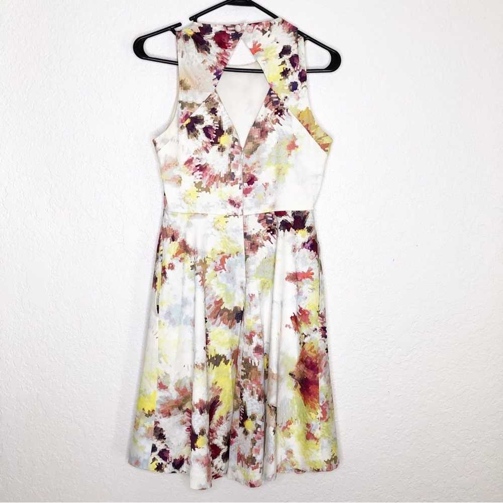 Hunter Bell off white watercolor floral fit and f… - image 3