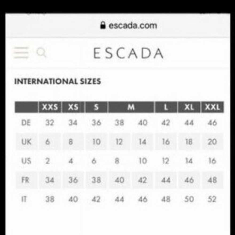 Escada Sport Eyelet Scalloped Long Sleeve Lined S… - image 12