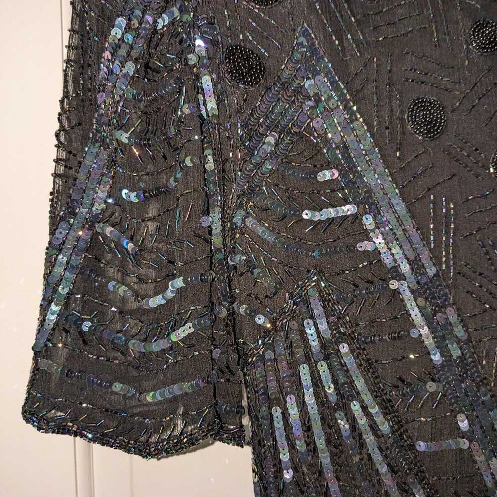 2 Vintage 1980's Sequin Sheath Dresses. - image 5