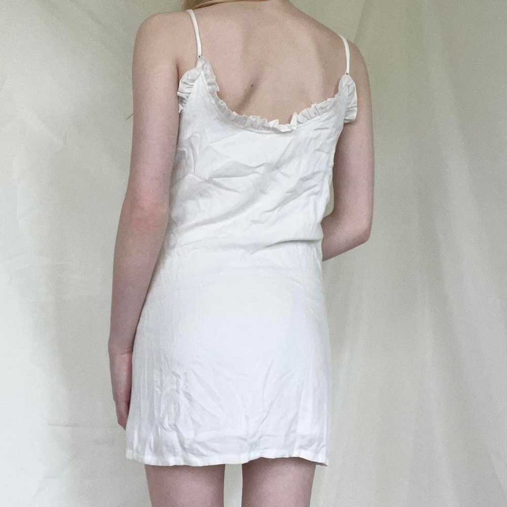 Gianni Bini Women's Medium White Embroidered Butt… - image 3