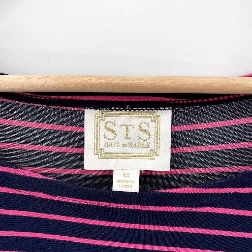 STS Sail to Sable Smiling in Stripes Navy & Pink … - image 3