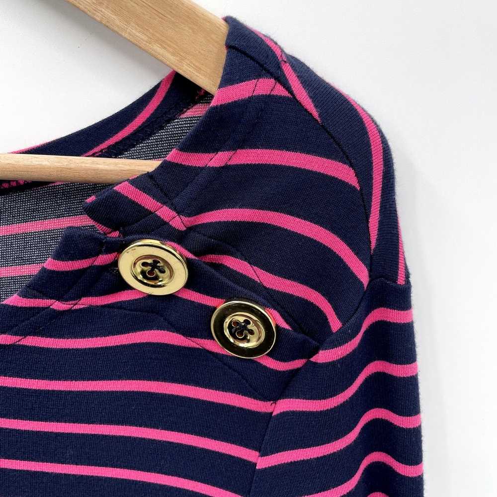 STS Sail to Sable Smiling in Stripes Navy & Pink … - image 4