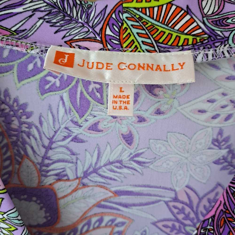 Jude Connally Ginger Dress Size Large Lilac Botan… - image 5