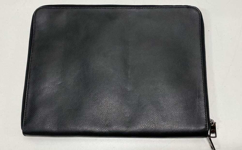Coach Tech Zip Leather Portfolio Black - image 2